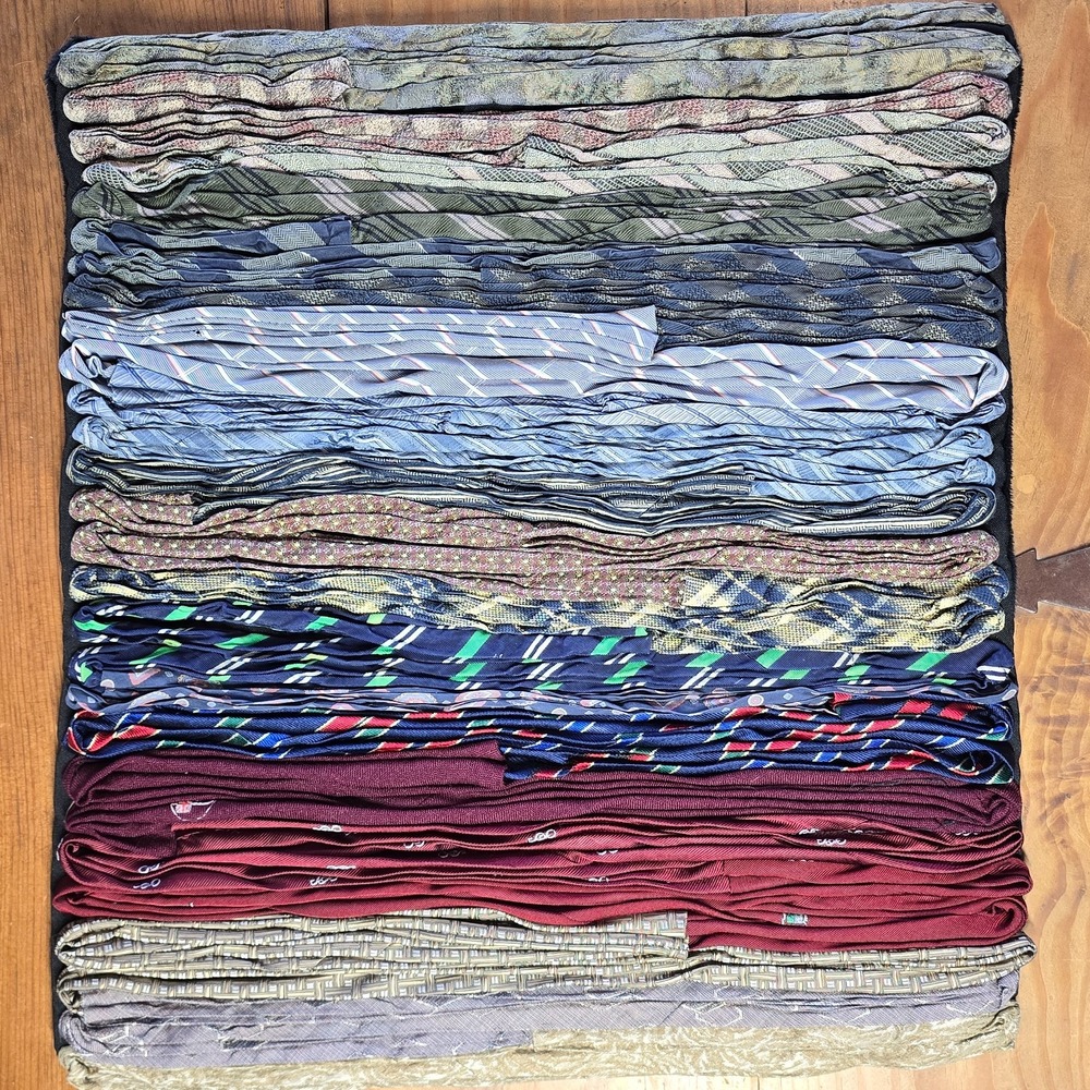 Vintage Dreamweavers Handmade Vintage Mens Necktie Pillow Cover Striped Cabin